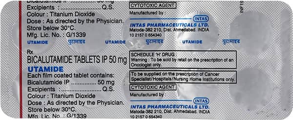 Utamide 50Mg Strip Of 10 Tablets