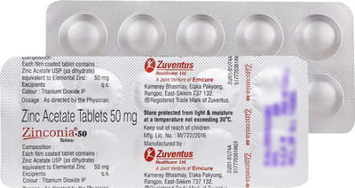 Zinconia 50mg Strip Of 10 Tablets