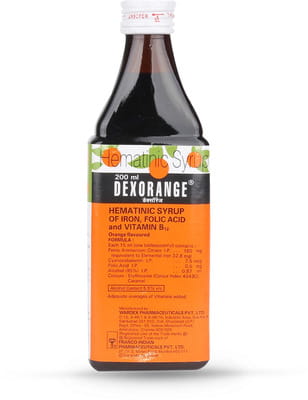 Dexorange Orange Flavour Bottle Of 200ml Syrup