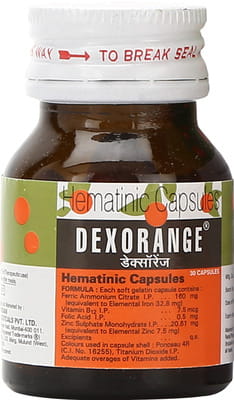 Dexorange Bottle Of 30 Capsules