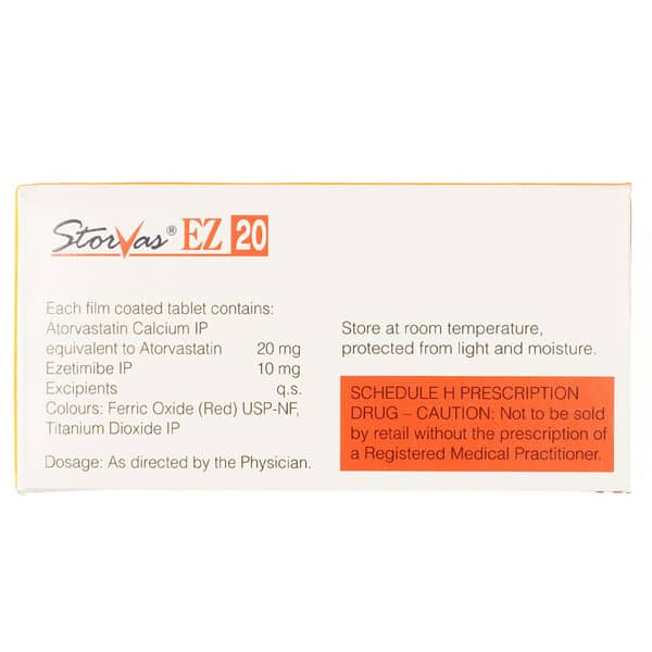 Storvas Ez 20mg Strip Of 10 Tablets
