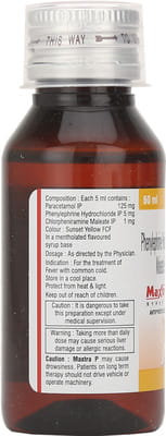 Maxtra P Bottle Of 60ml Syrup