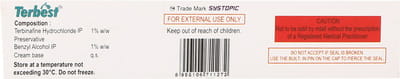 Terbest 1% Tube Of 15gm Cream