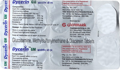 Dycerin Gm Strip Of 10 Tablets