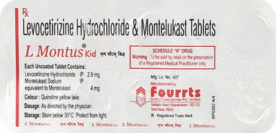 L Montus Kid Strip Of 10 Tablets