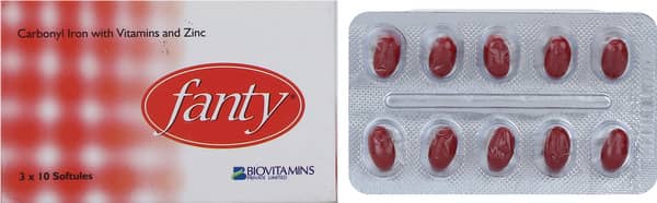 Fanty Strip Of 10 Capsules