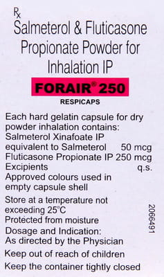 Forair 250mcg Box Of 30 Respicaps