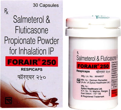 Forair 250mcg Box Of 30 Respicaps