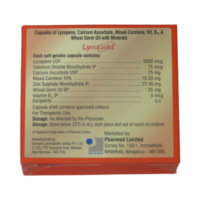 Lycogold Strip Of 10 Capsules