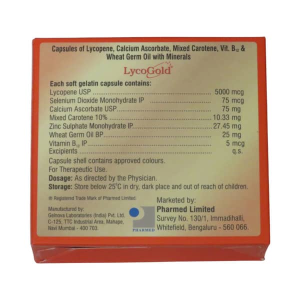 Lycogold Strip Of 10 Capsules