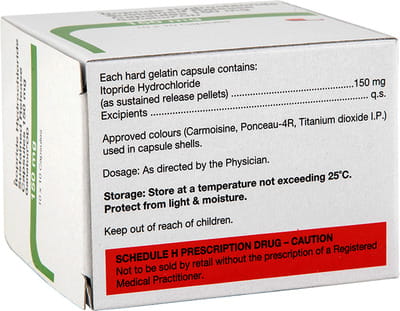 गैनाटन ओडी 150 एमजी की 10 कैप्सूल्स की स्ट्रिप