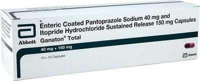 Ganaton Total Strip Of 10 Capsules