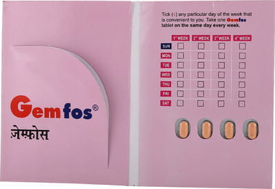 Gemfos 35mg Strip Of 4 Tablets