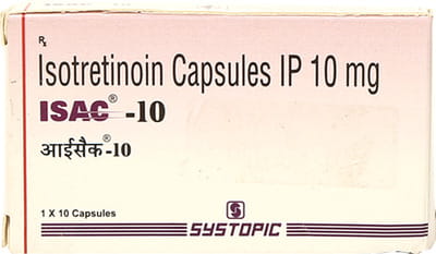 Isac 10mg Strip Of 10 Capsules