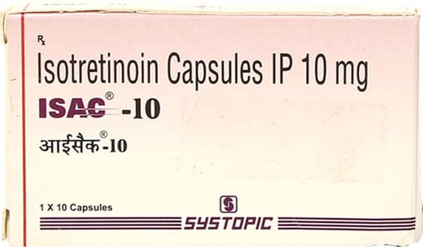 Isac 10mg Strip Of 10 Capsules