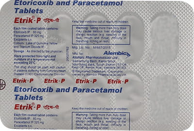 Etrik P Strip Of 10 Tablets