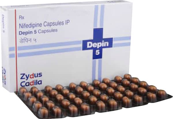 Nifedipine 20mg Strip Of 10 Tablets