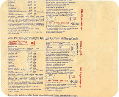 Alamin Xtra Strip Of 10 Capsules