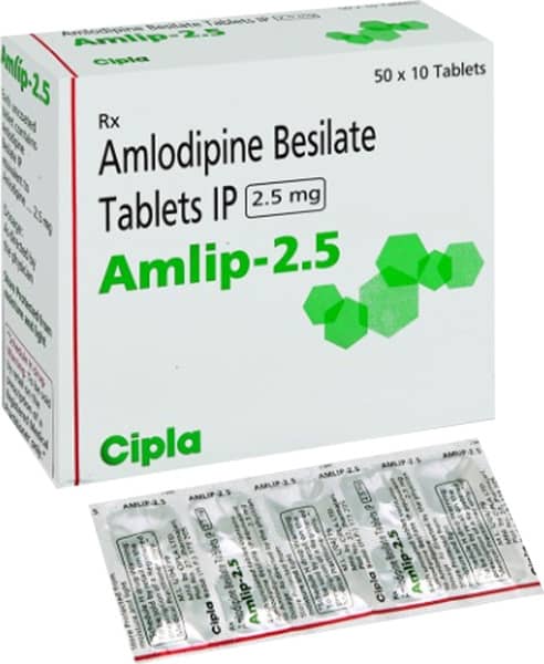 Amlip 2.5mg Strip Of 10 Tablets
