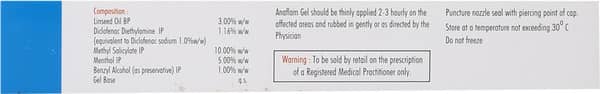 Anaflam Tube Of 20gm Gel