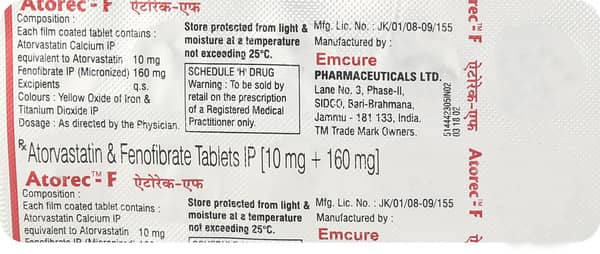 Atorec F Strip Of 10 Tablets