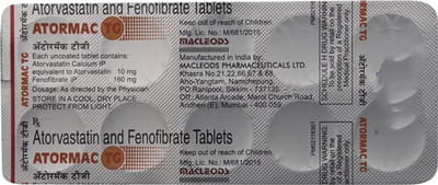 Atormac Tg Strip Of 10 Tablets