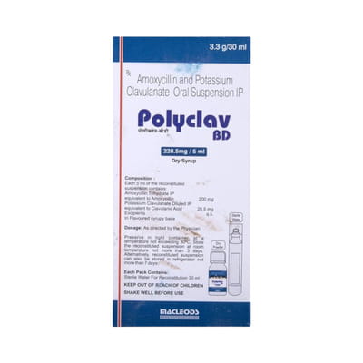 Polyclav Bd Bottle Of 30ml Dry Syrup