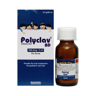 Polyclav Bd Bottle Of 30ml Dry Syrup