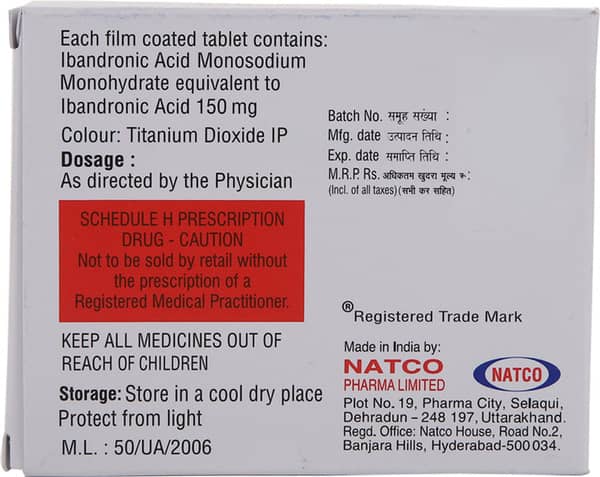 Bandrone 150Mg Strip Of 1 Tablet