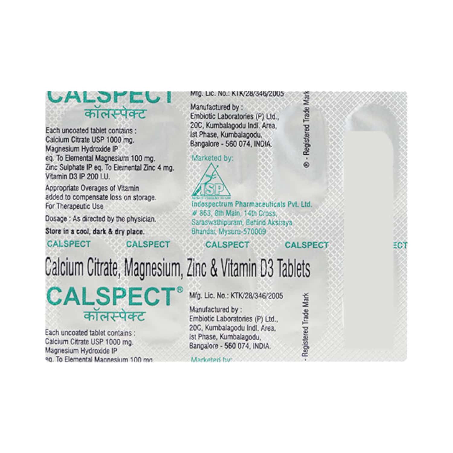 Calspect Tablet: Uses, Side Effects, Price, Dosage & More Info - PharmEasy