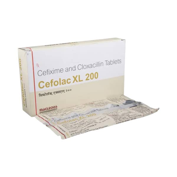 Cefolac Xl 200mg Strip Of 10 Tablets