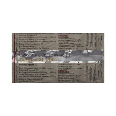 Cefolac Xl 200mg Strip Of 10 Tablets