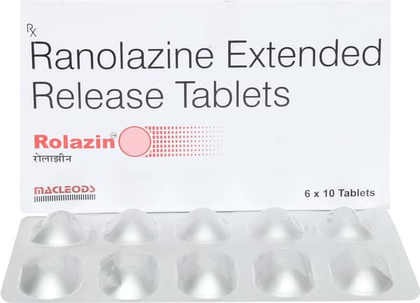 Rolazin 500mg Strip Of 10 Tablets