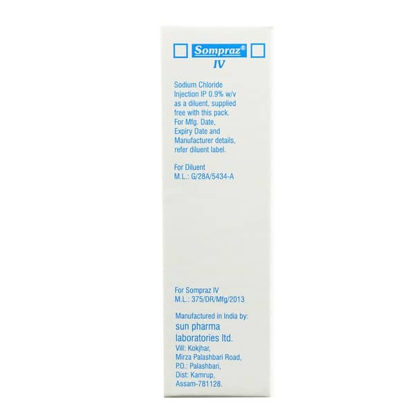 Sompraz 40Mg Dry Vial Of 1 Powder For Injection