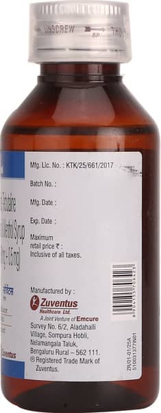 Soventus Bottle Of 100ml Syrup