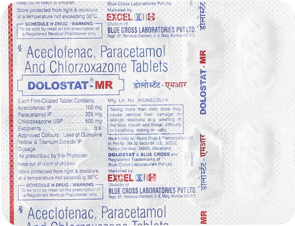 Dolostat Mr Strip Of 10 Tablets