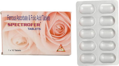 स्पेक्ट्रोफर 10 टैबलेट की स्ट्रिप