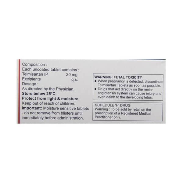Temsan 20mg Strip Of 10 Tablets