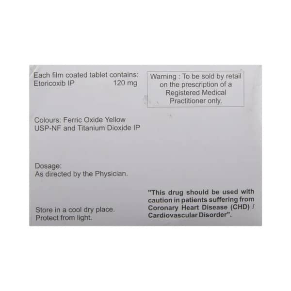 Etosaid 120mg Strip Of 10 Tablets