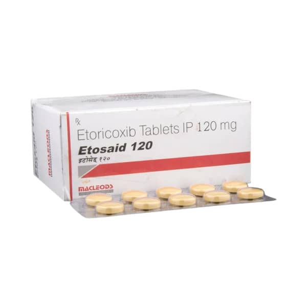 Etosaid 120mg Strip Of 10 Tablets