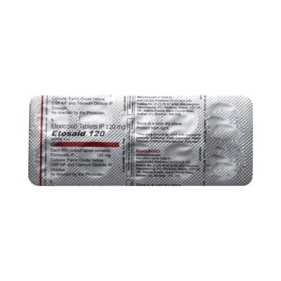 Etosaid 120mg Strip Of 10 Tablets