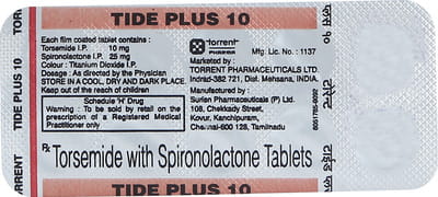 Tide Plus 10mg Strip Of 10 Tablets