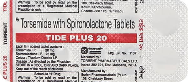 Tide Plus 20mg Strip Of 10 Tablets