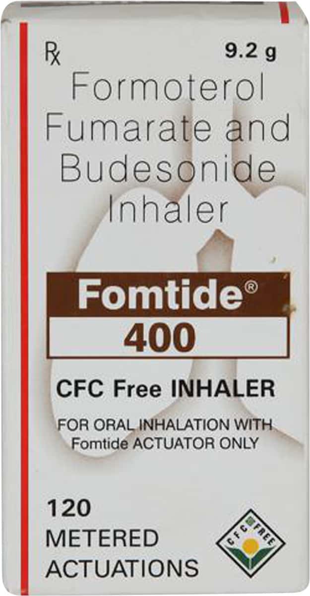Fomtide 400mcg Box Of 120md 9.2gm Metered Dose Inhaler: Uses, Side ...