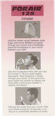 Forair 125mcg Box Of 120md Metered Dose Inhaler
