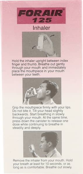 Forair 125mcg Box Of 120md Metered Dose Inhaler