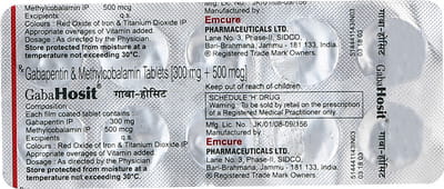 Gaba Hosit Strip Of 10 Tablets