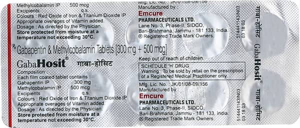 Gaba Hosit Strip Of 10 Tablets