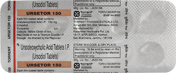 Ursetor 150mg Strip Of 10 Tablets