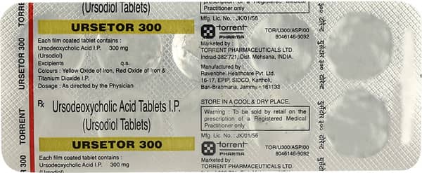 Ursetor 300mg Strip Of 10 Tablets
